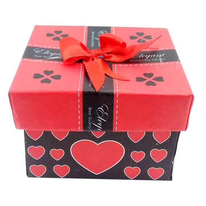 جعبه کادویی بالشتک دار پاپیون دار  شیک 🎁 با رنگبندی